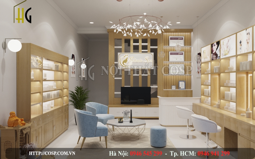 Thiết kế spa Đồ Sơn- chị Ngân- Hải Phòng